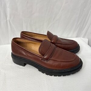 Madewell Brown Leather Loafers